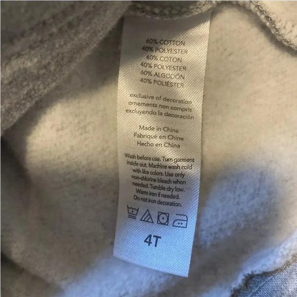 Kit + Pearl Shirt Kids top Snow Penguin Long Sleeve Size 4T Gray & Red Cute - Picture 7 of 8